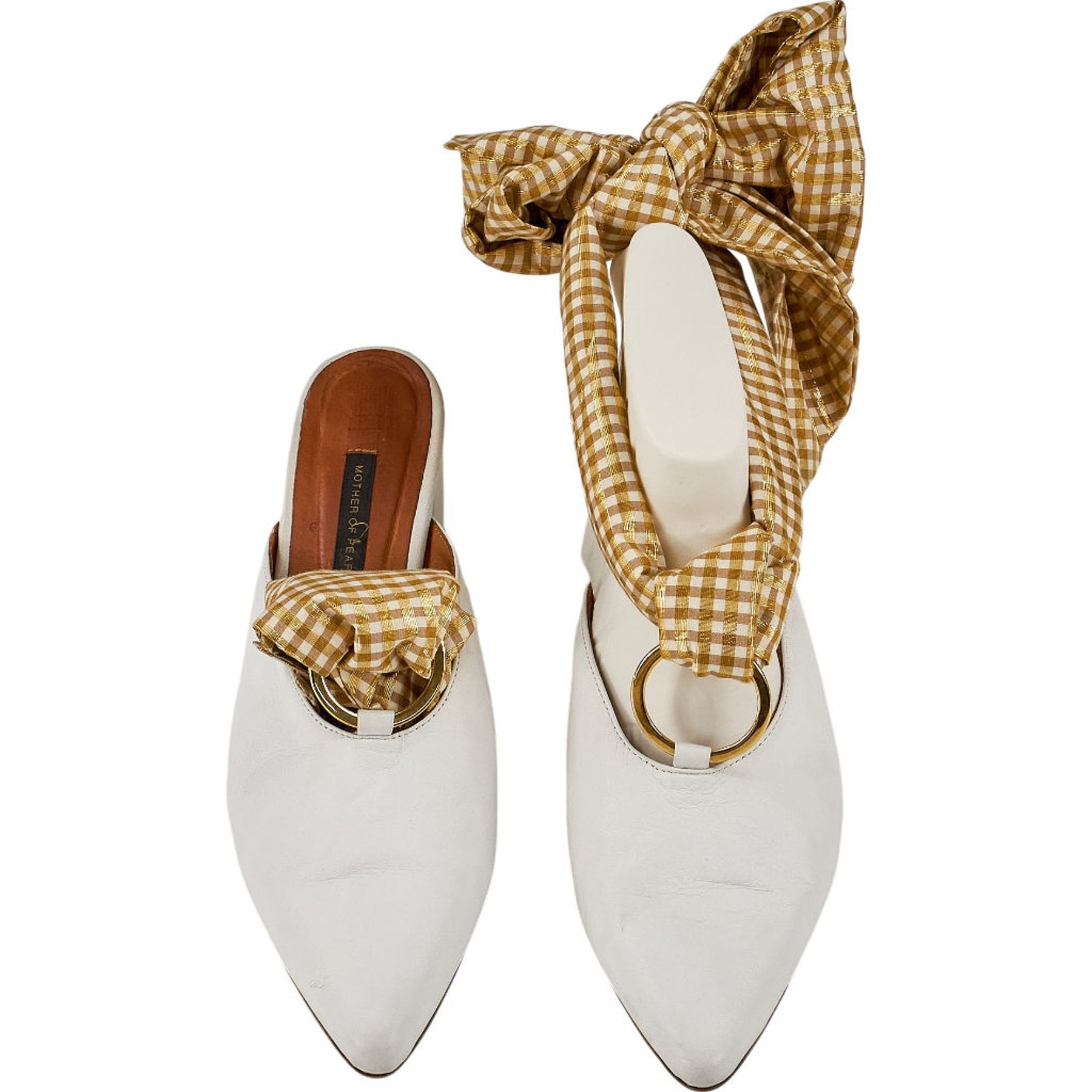Women White Bow Detail Shoes