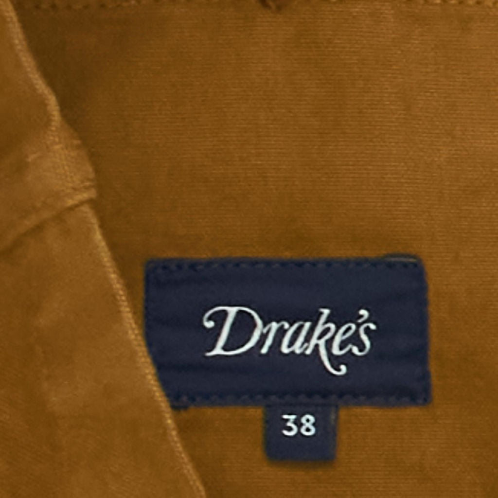 Drake's Tobacco Cotton Chore Jacket