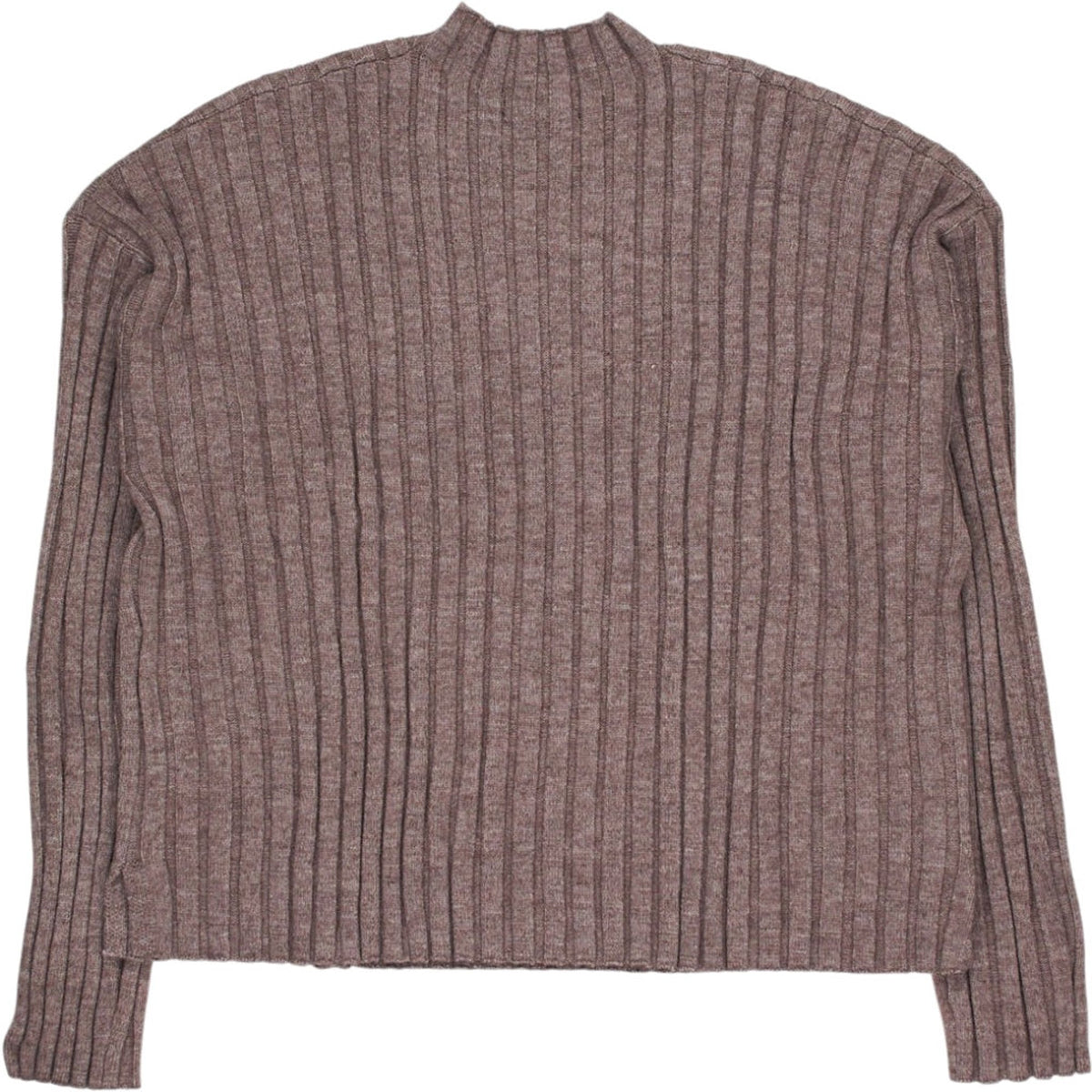 Motel Taupe Juda Jumper Chunky Rib Knit