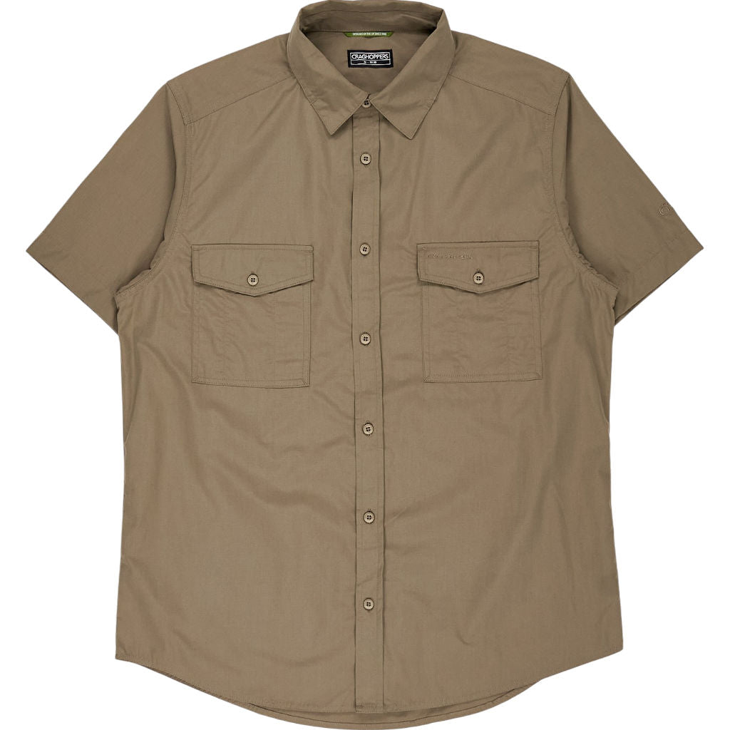 Craghoppers Khaki Short Sleeve Shirt