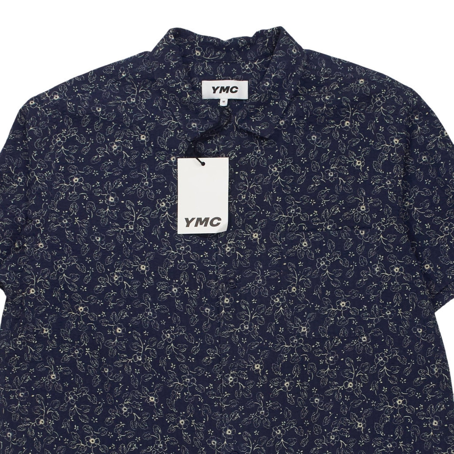 YMC Navy Floral Malick Shirt