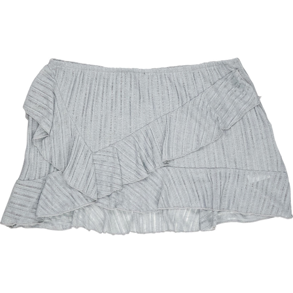 Motel Powder Blue Anis Mini Skirt