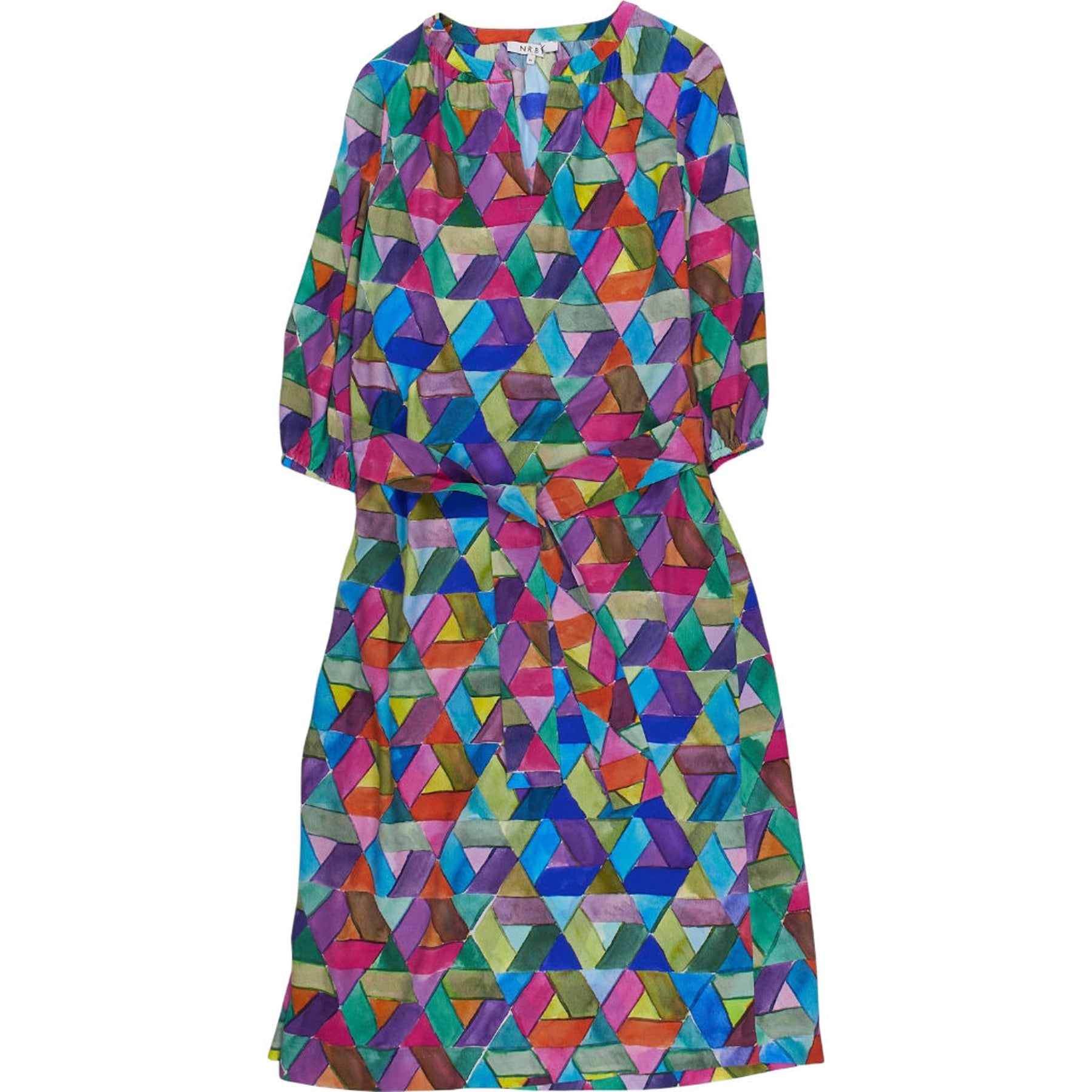 NRBY Multicolour Geometric Dress