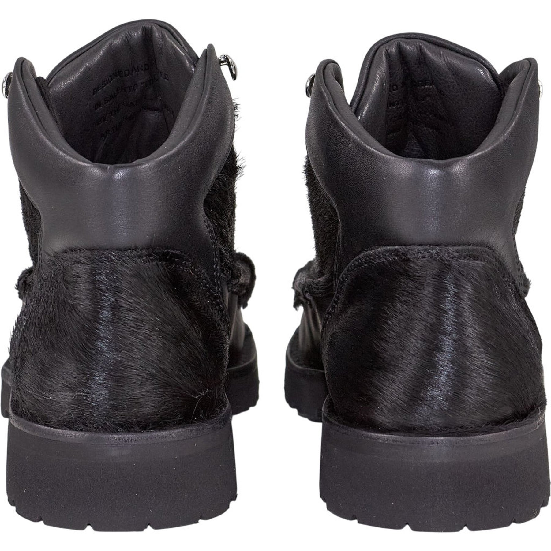 Fracap Black Wool Mix Boots