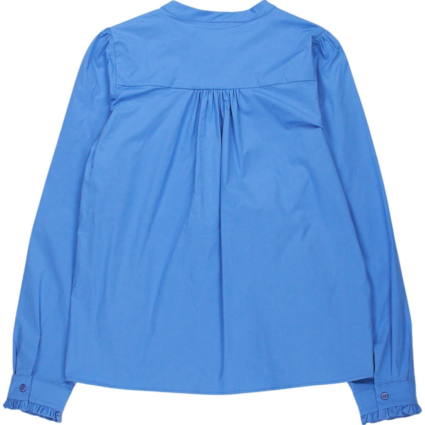 Wyse London Blue Long Sleeve Blouse