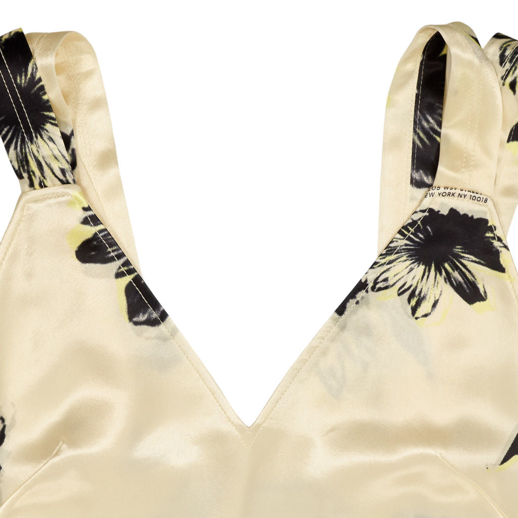 Calvin Klein Cream Flora Slip Dress