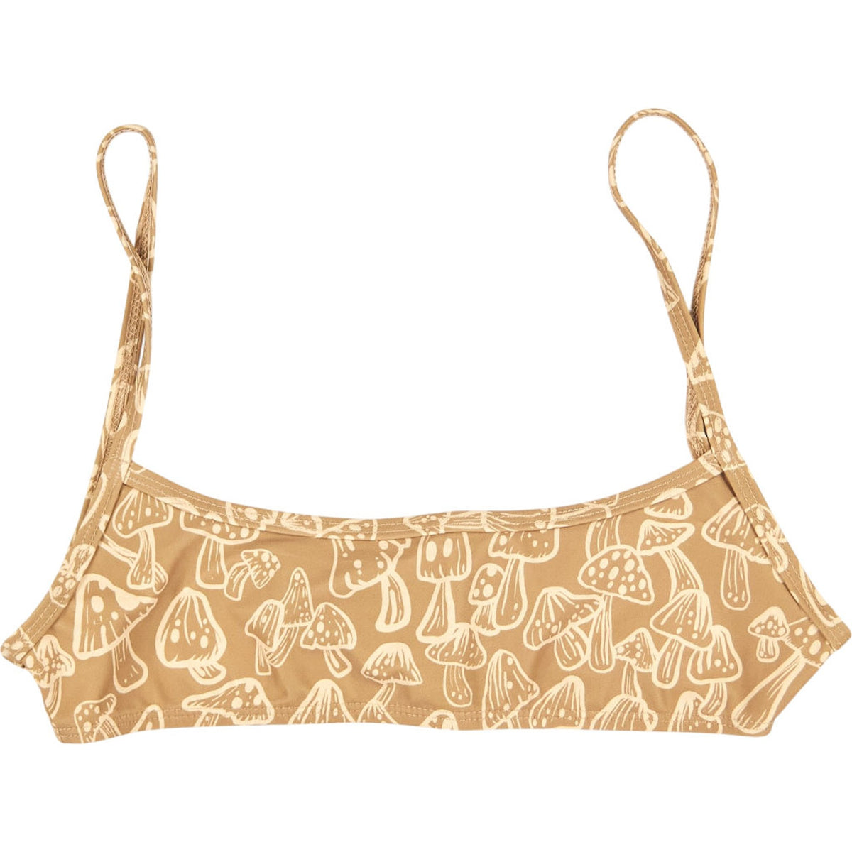 Motel Tan Mushroom Elvina Bikini Top