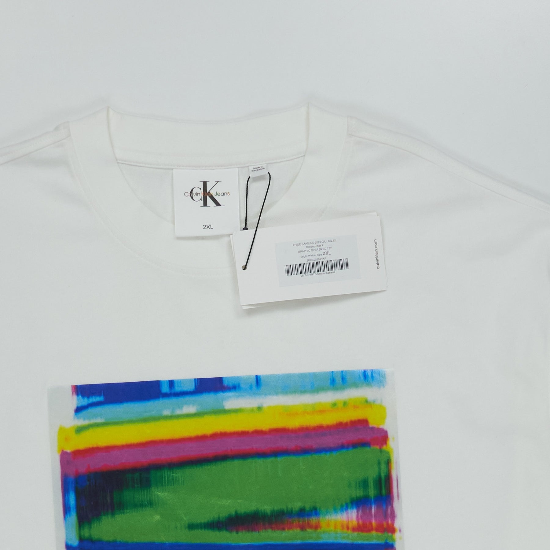 Calvin Klein White Graphic T-Shirt