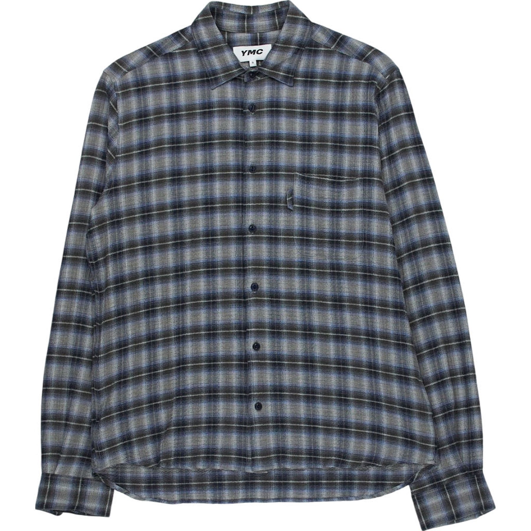 YMC Grey Checkered Shirt