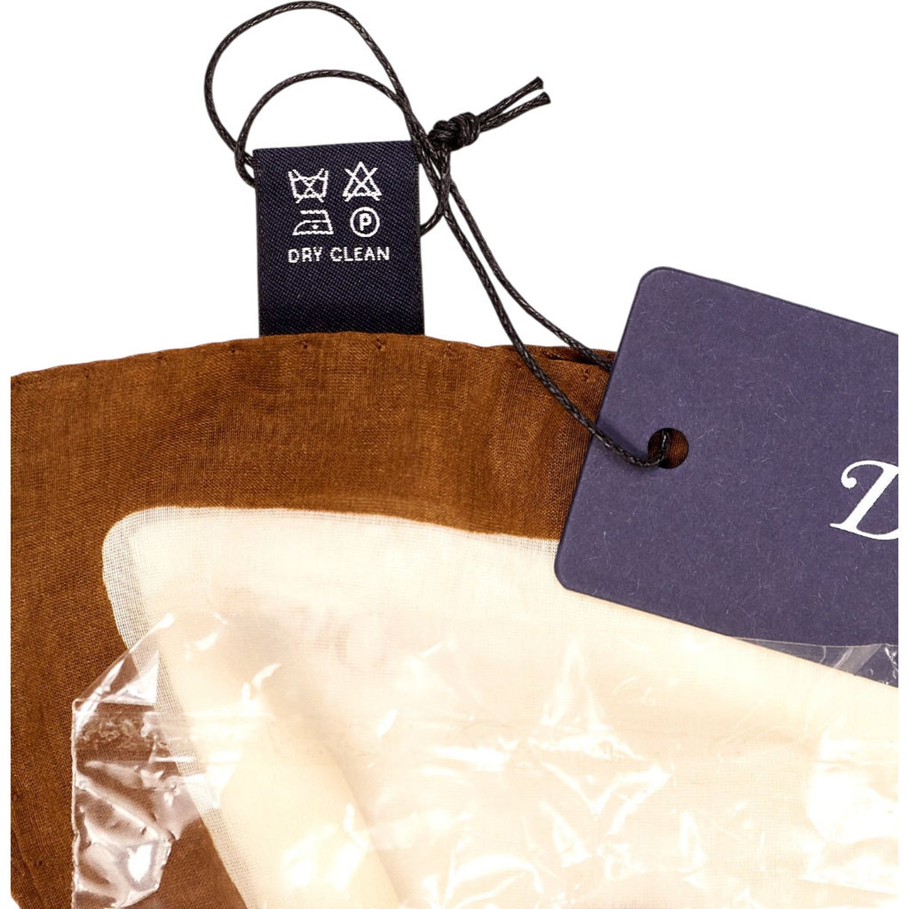 Drakes Fawn Spot Pocket Square