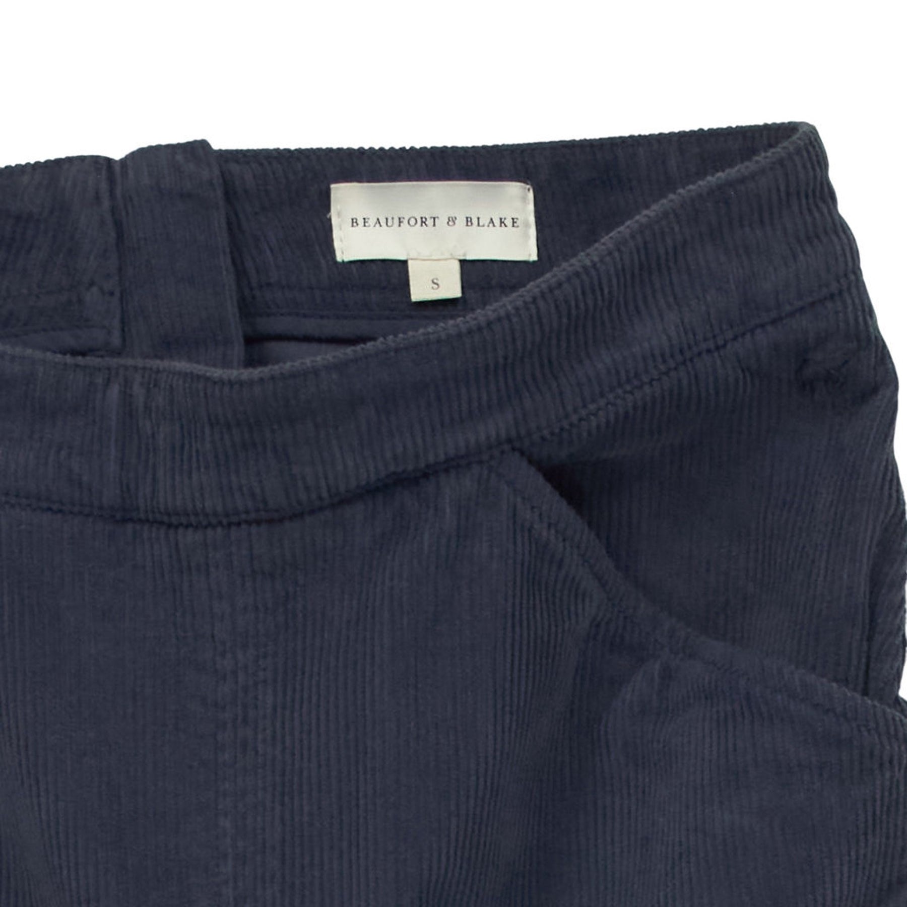 Beaufort & Blake Navy Corduroy Skirt