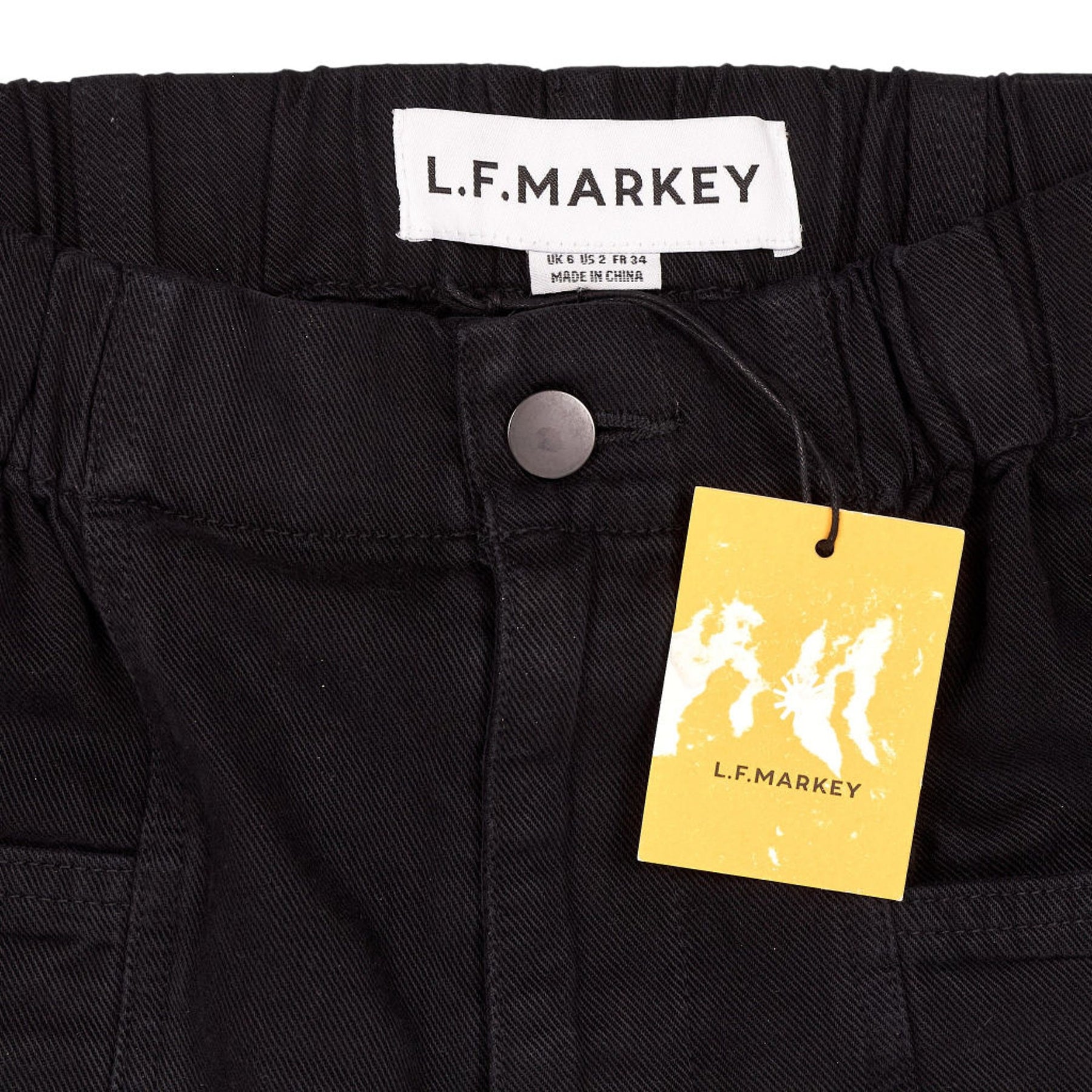 L.F. Markey Black Denim Trousers