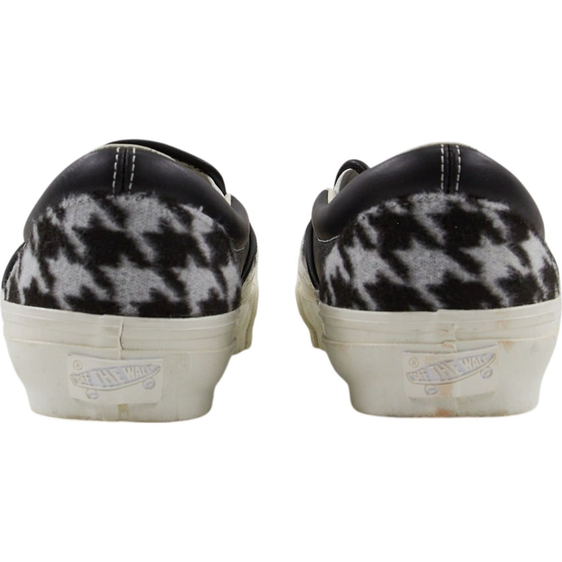 Vans Black Houndstooth Slip-On Trainers