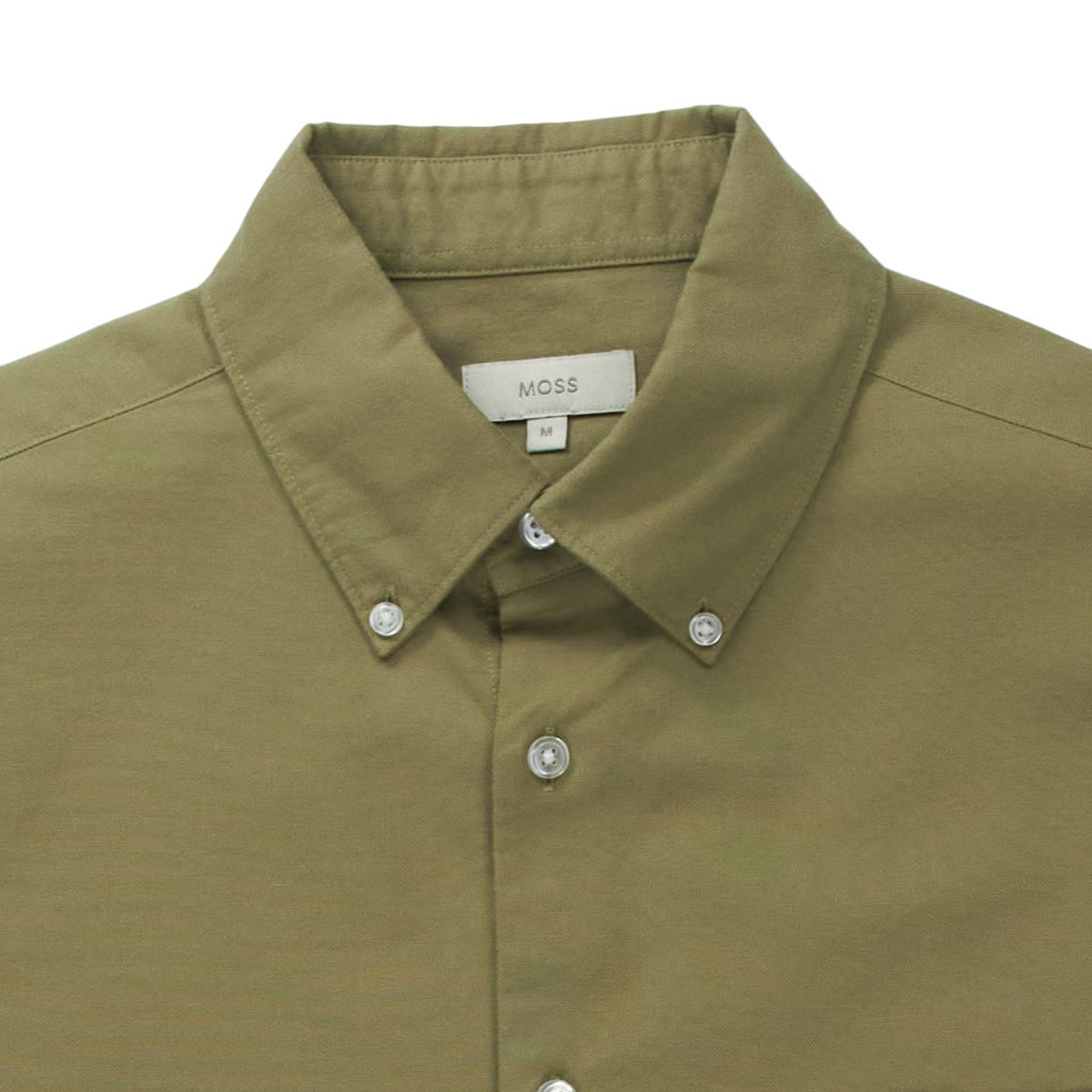 Moss Green Button-Up Shirt