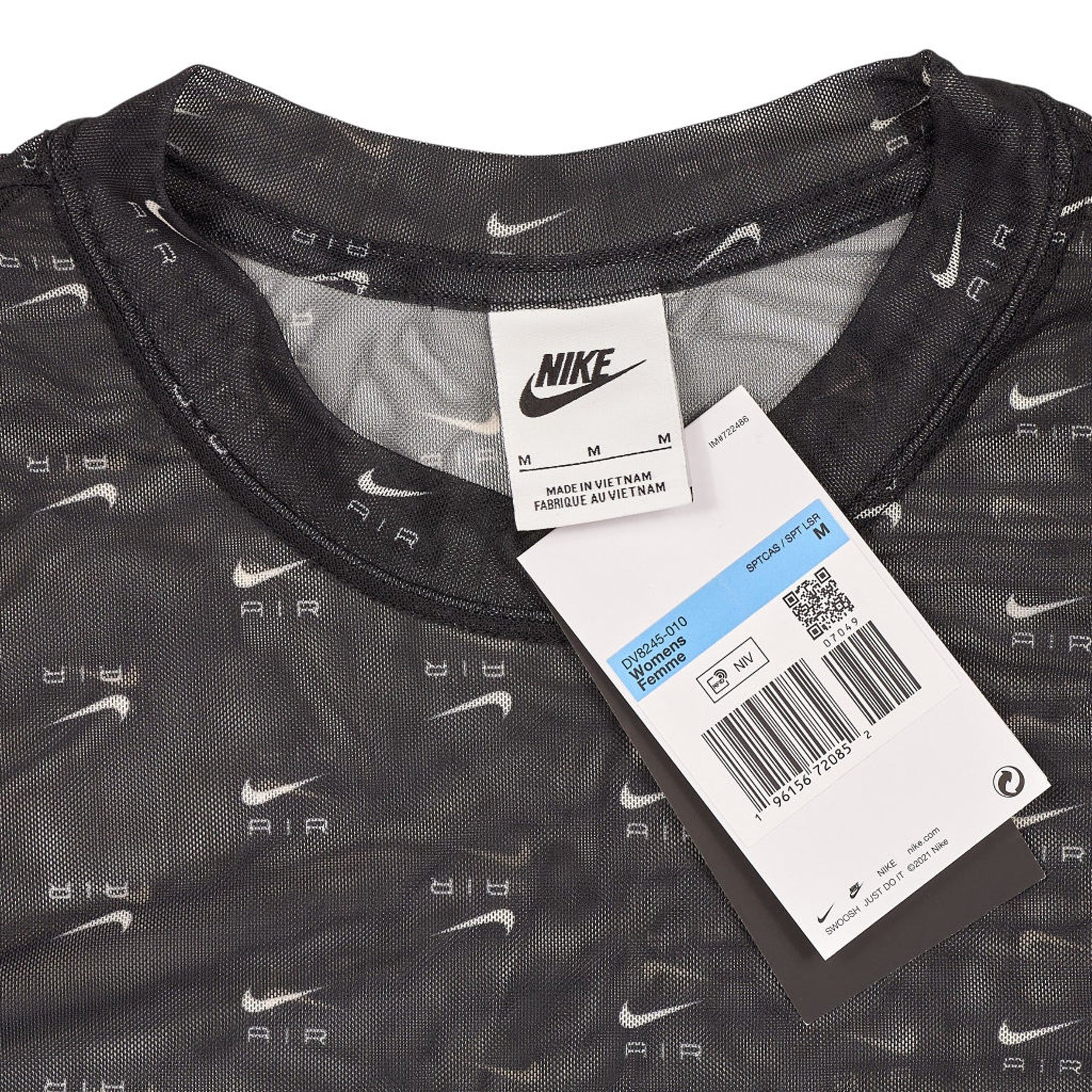 Nike Black Sheer Logo T-Shirt