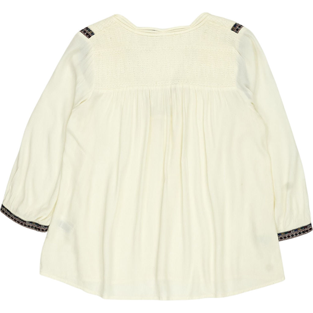 Ba&sh Cream Embroidered Top UK 6