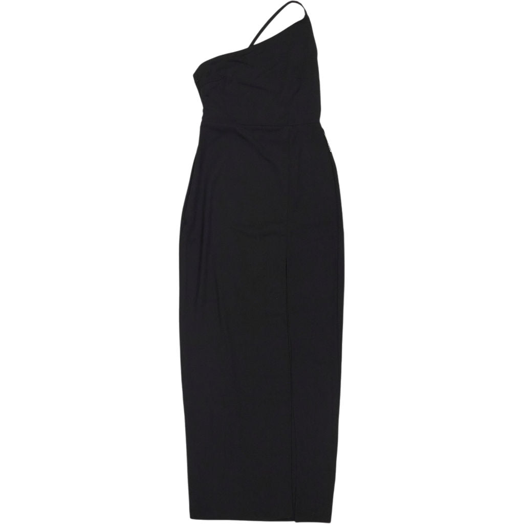 Vesper Black One-Shoulder Dress