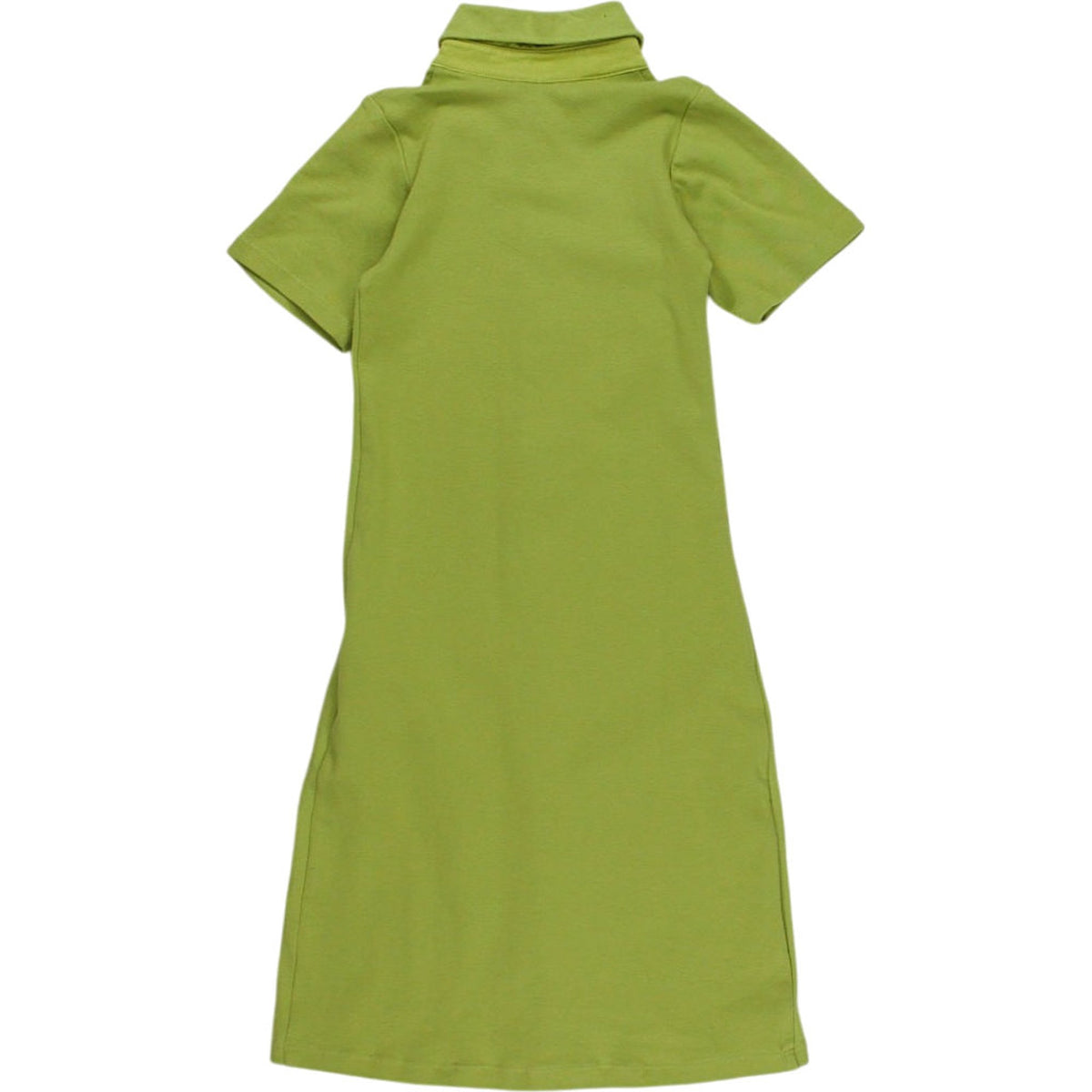 Motel Rib Leaf Green Luita Button-Up Dress