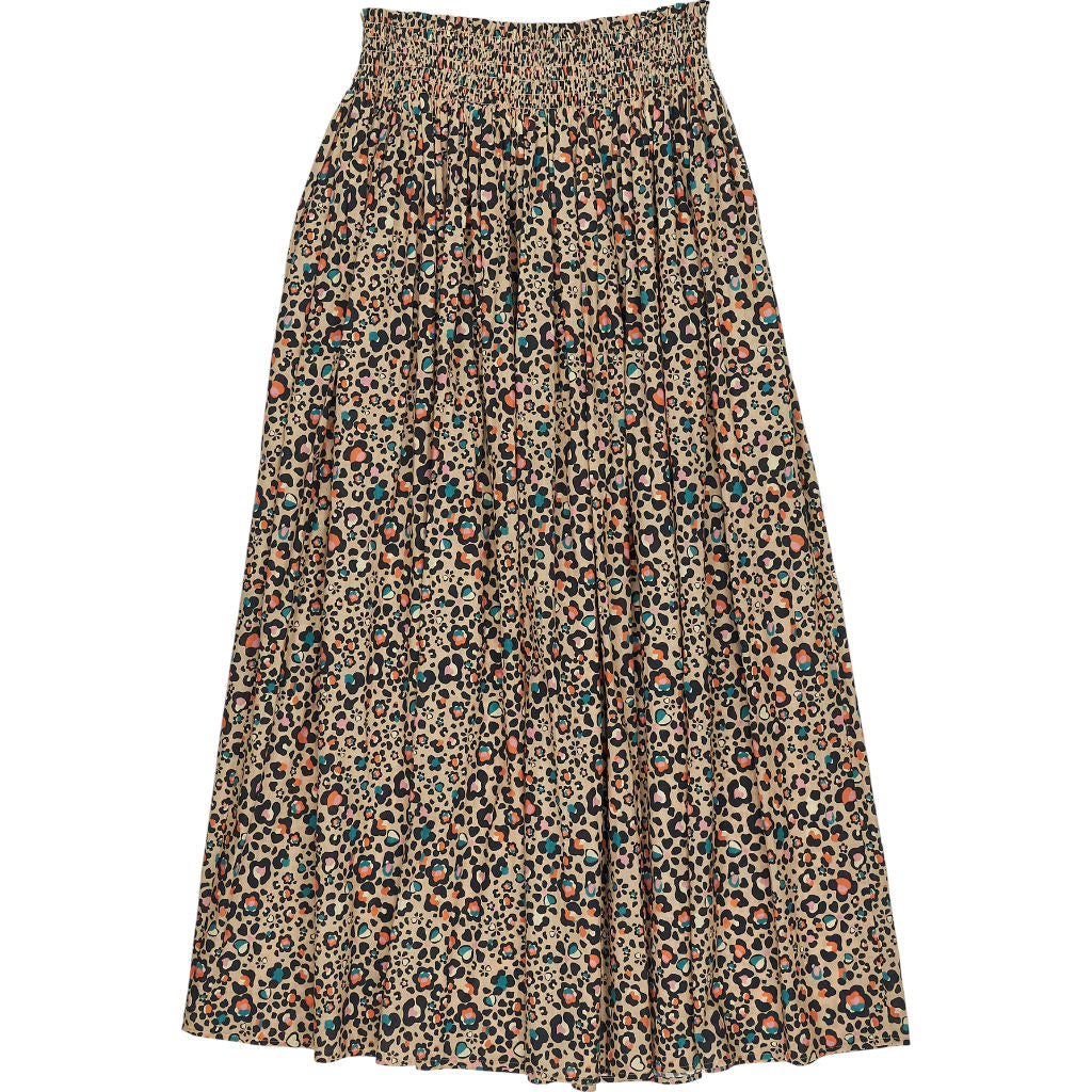 Wyse Leopard Print Midi Skirt UK 8