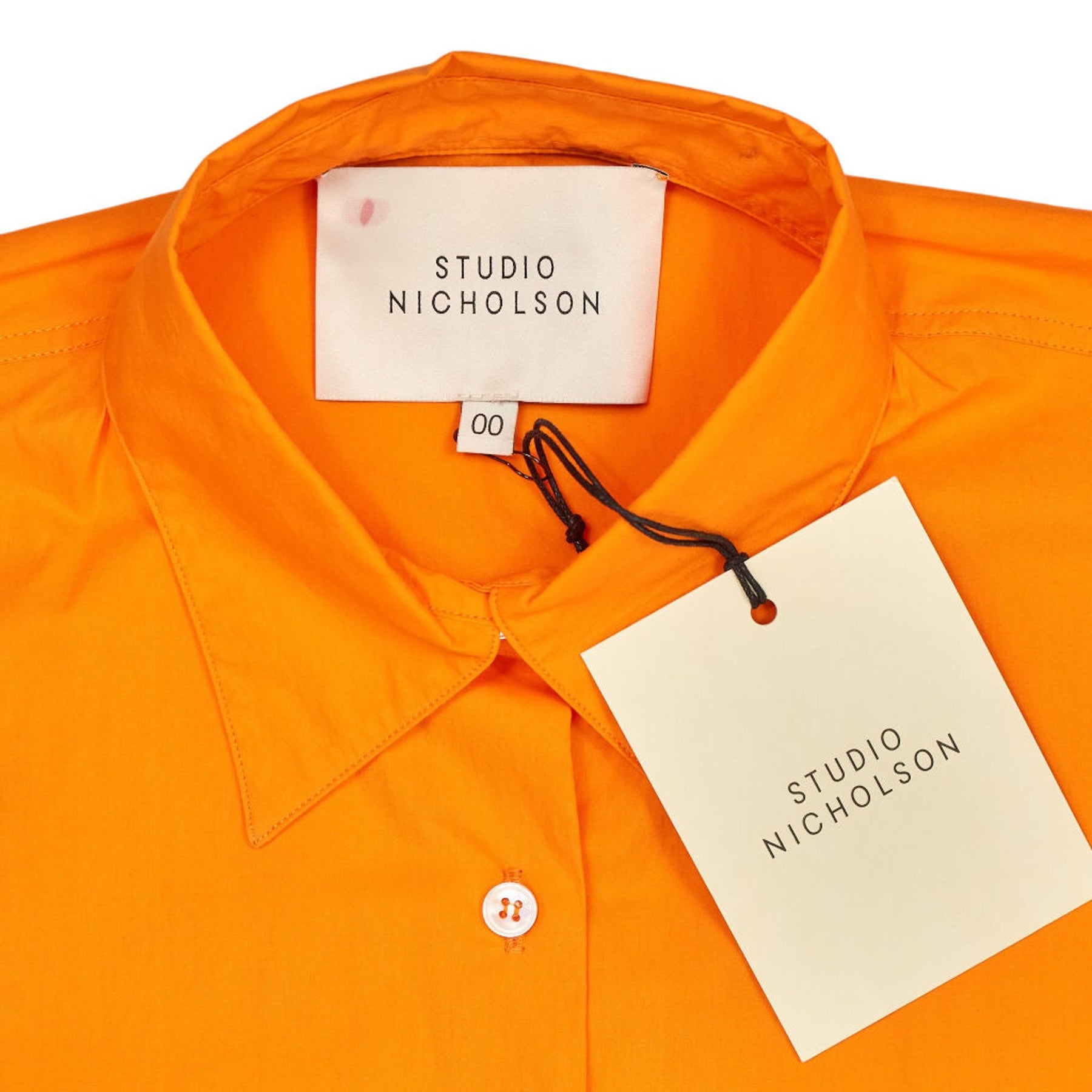 Studio Nicholson Orange Cotton Shirt