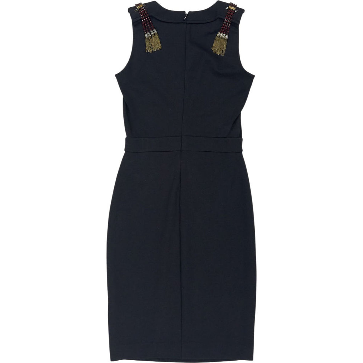 Dsquared2 Black Beaded Shift Dress