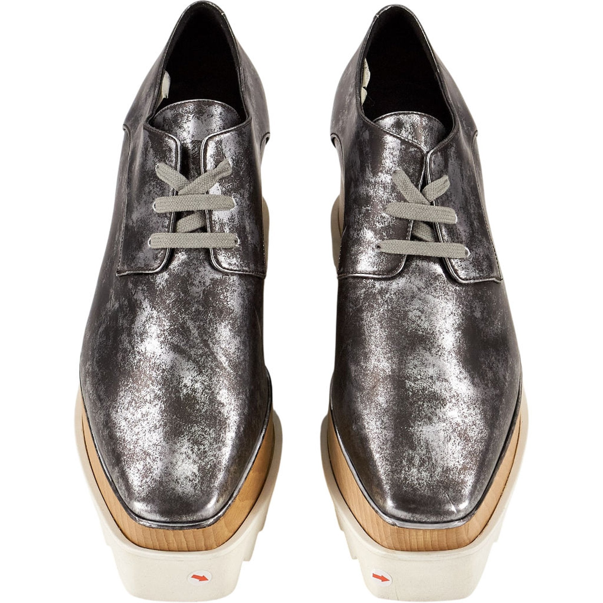 Stella McCartney Metallic Platform Shoes Size EU 37 | Shop from
