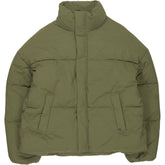 Pull & Bear Green Puffer Jacket