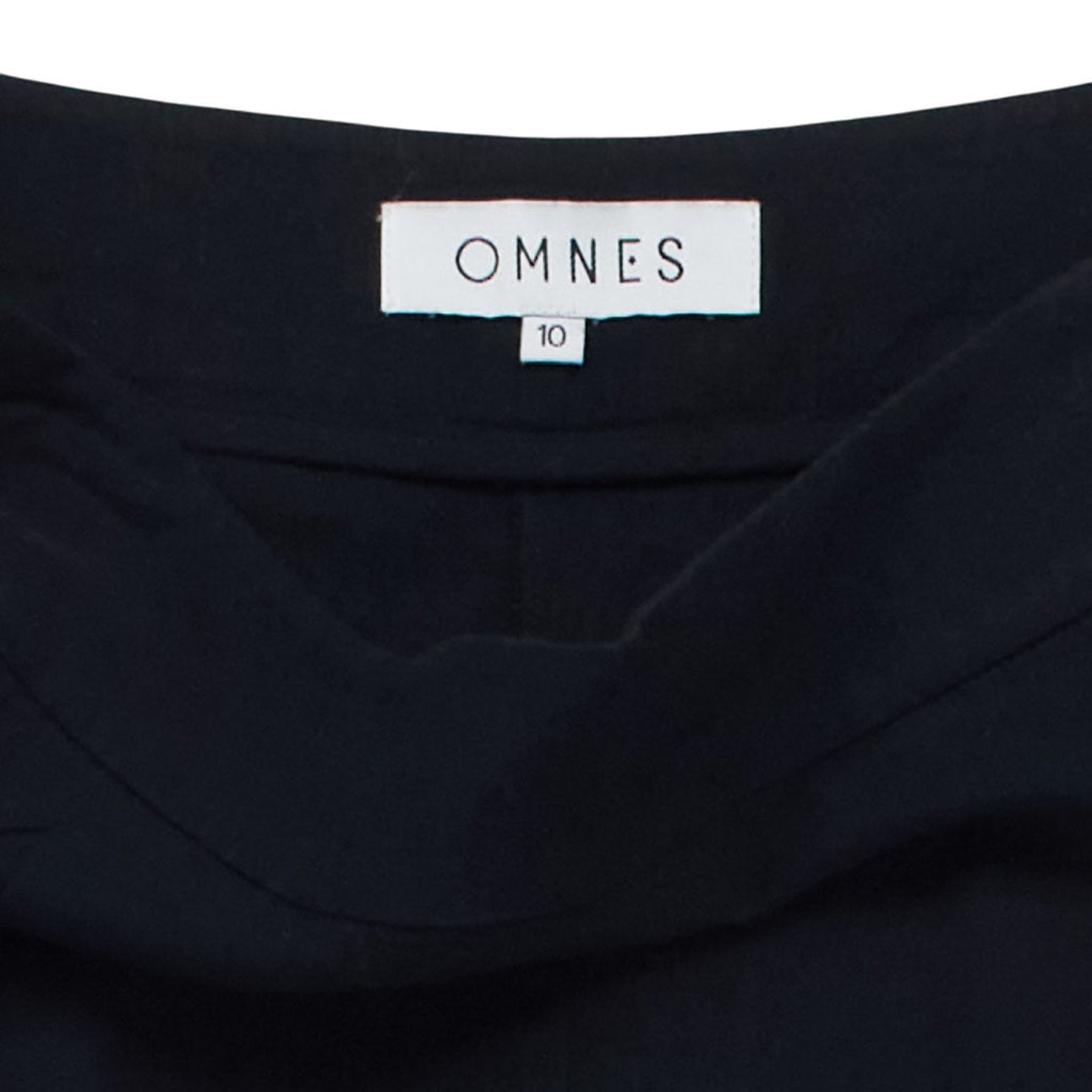 OMNES Black Wide-Leg Trousers