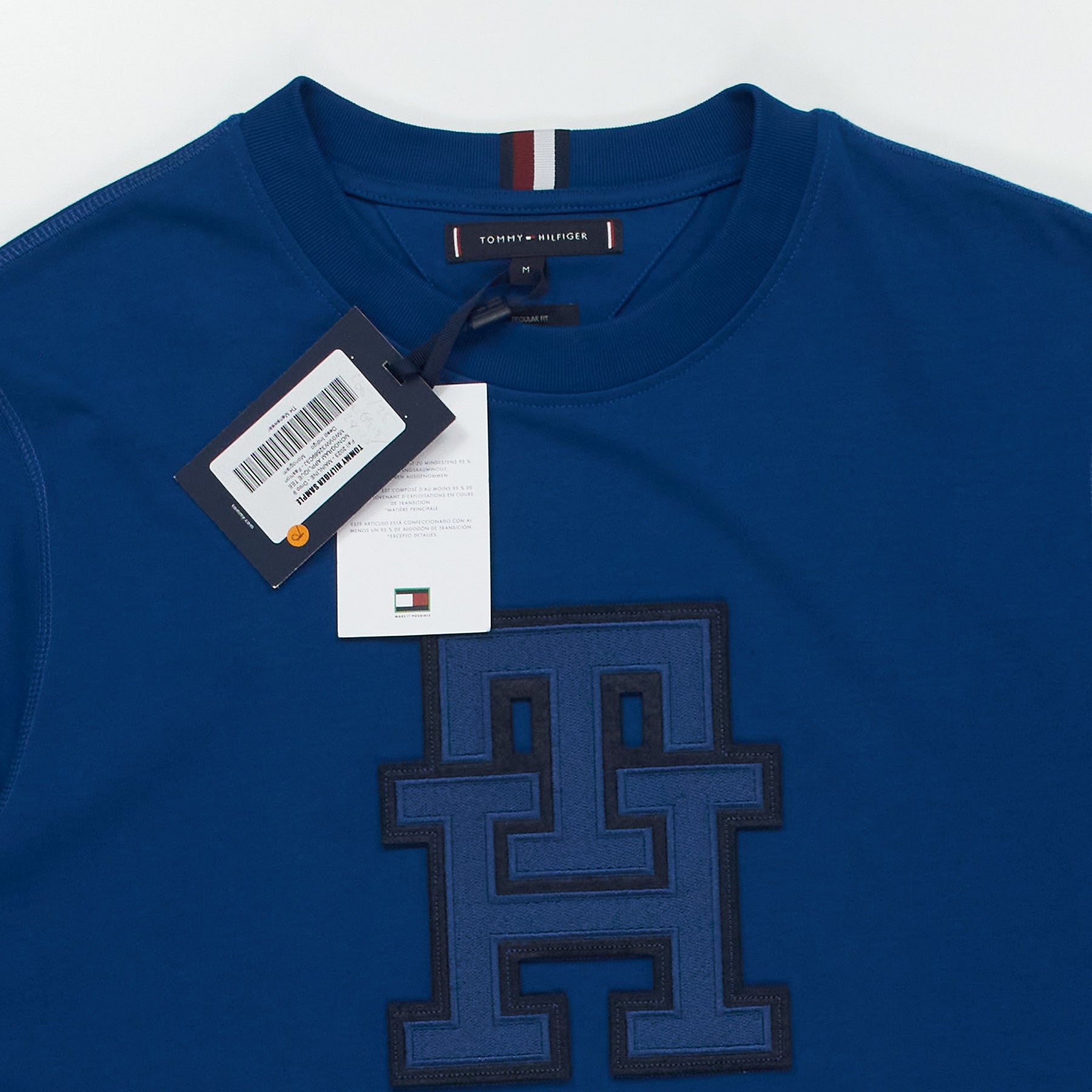 Tommy Hilfiger Blue Monogram Applique Tee