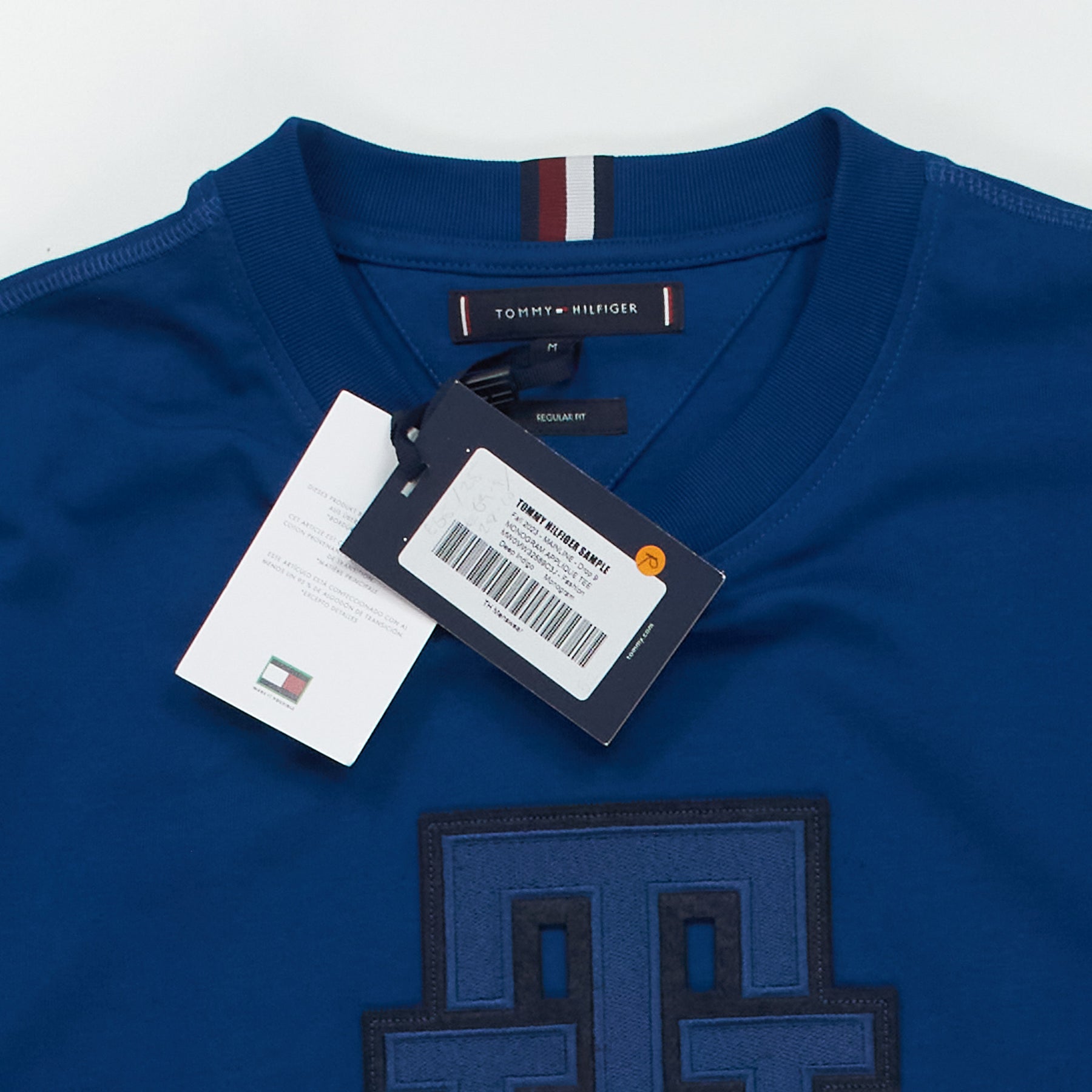 Tommy Hilfiger Blue Monogram Applique Tee
