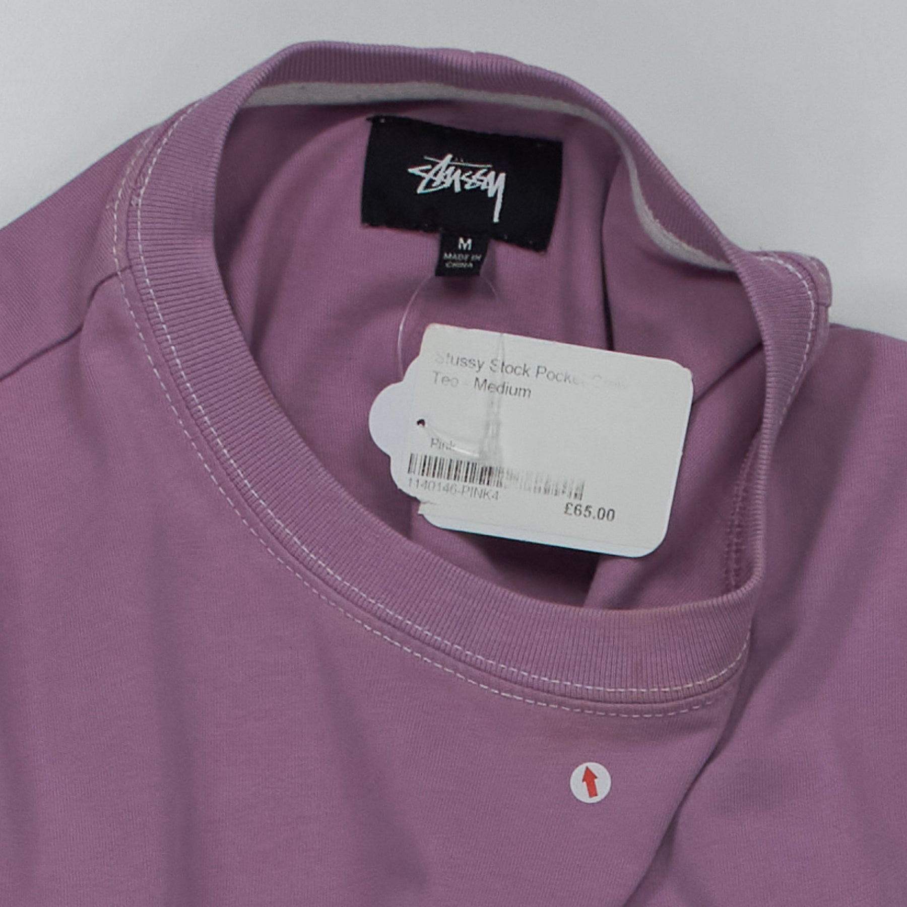 Stussy Pink Pocket Tee