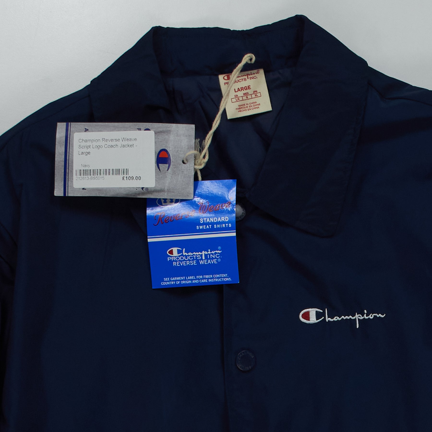 Champion Blue Polyester Jacket