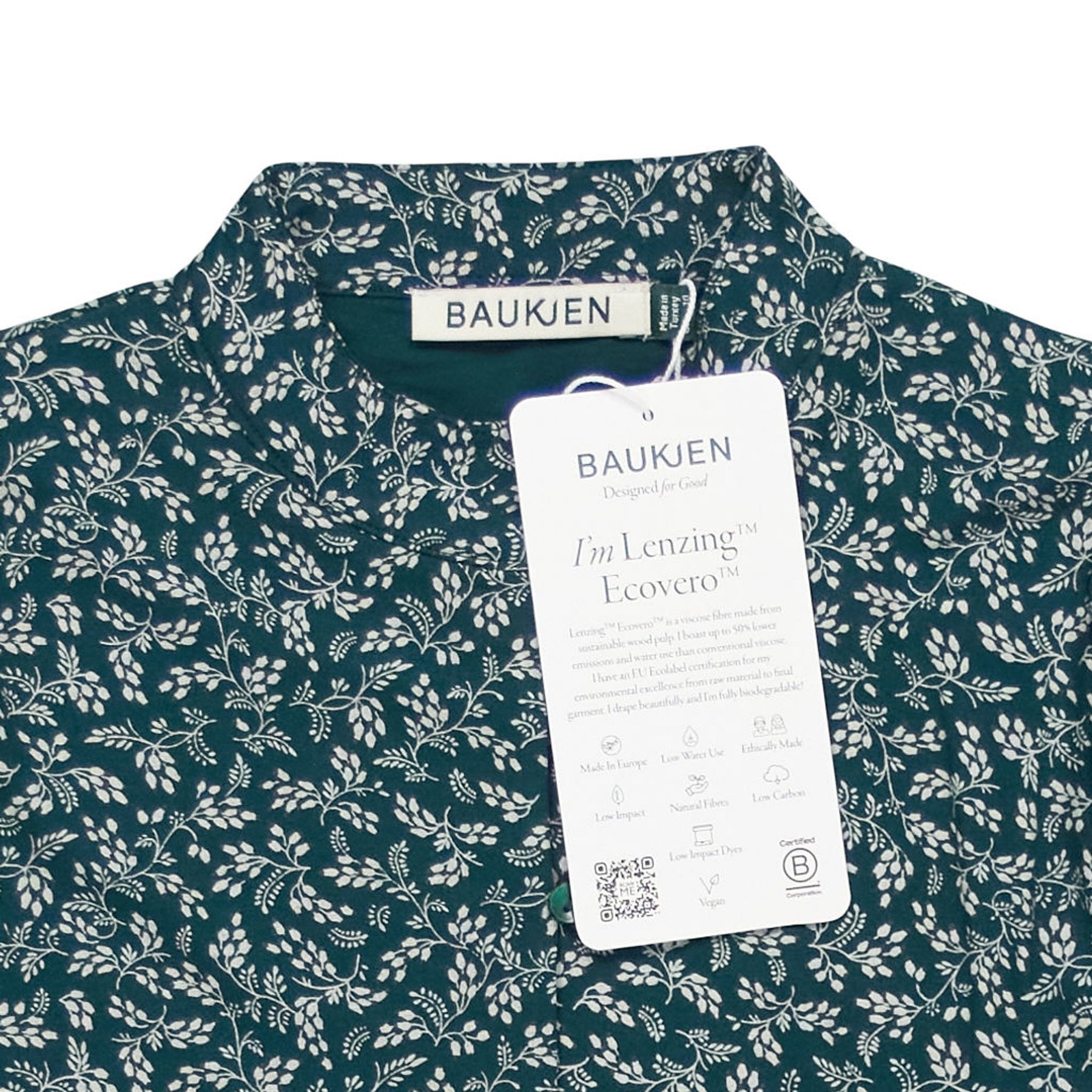 Baukjen Dark Green Prue Blouse