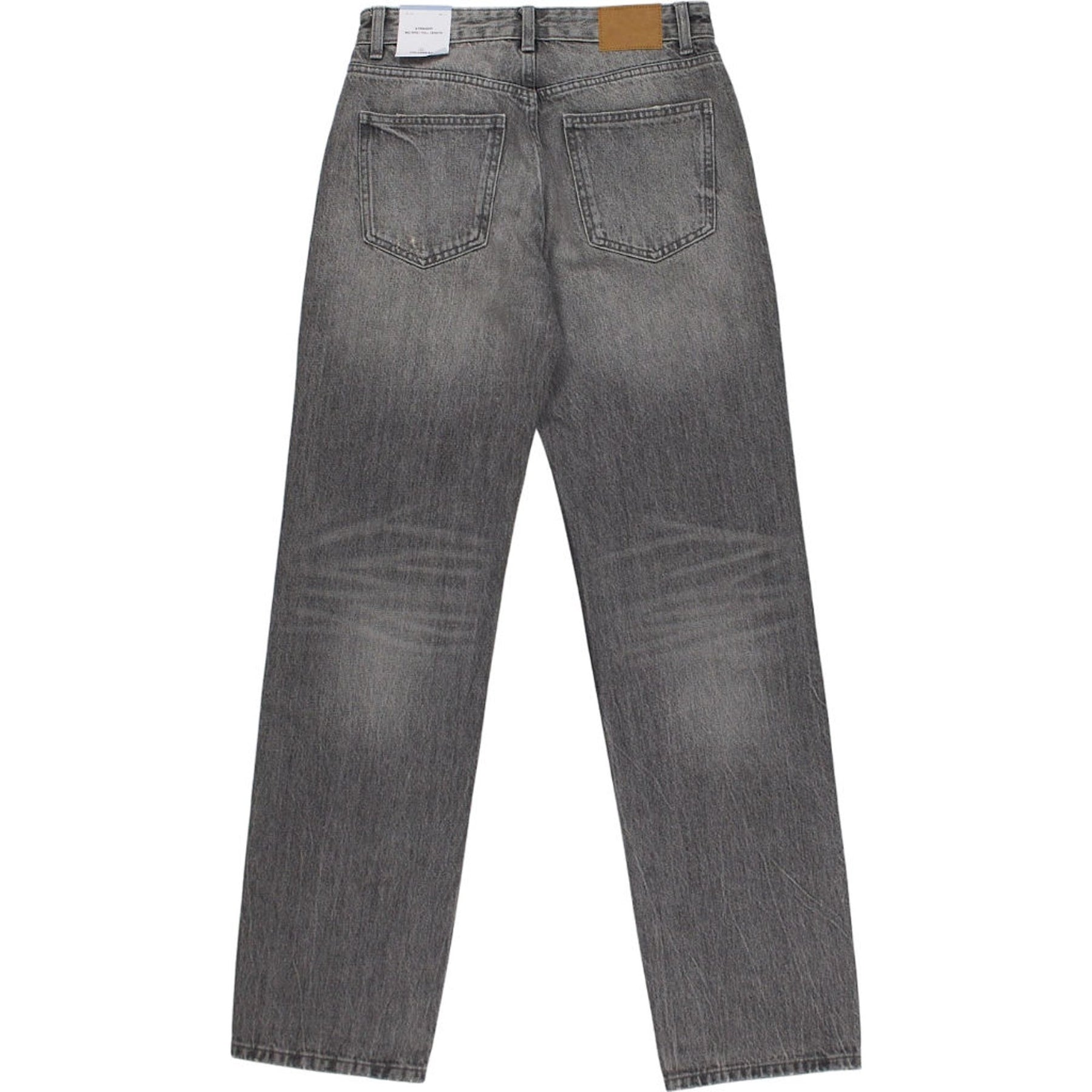 Pull&Bear Grey Straight Leg Jeans