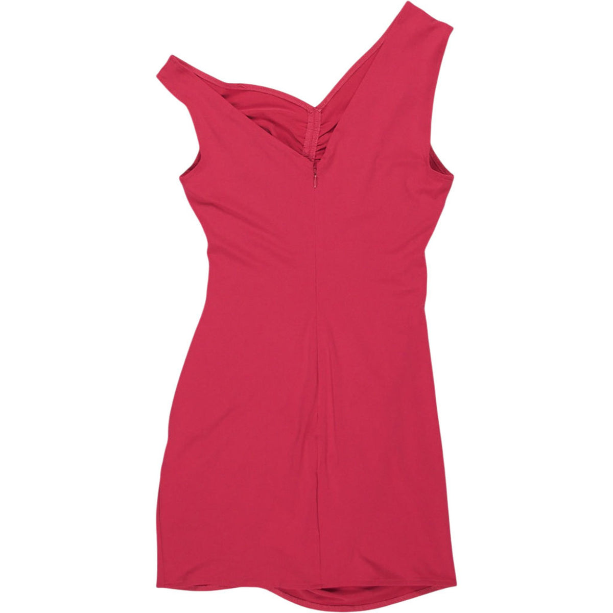 Self-Portrait Fuschia Jersey Asymmetric Dress