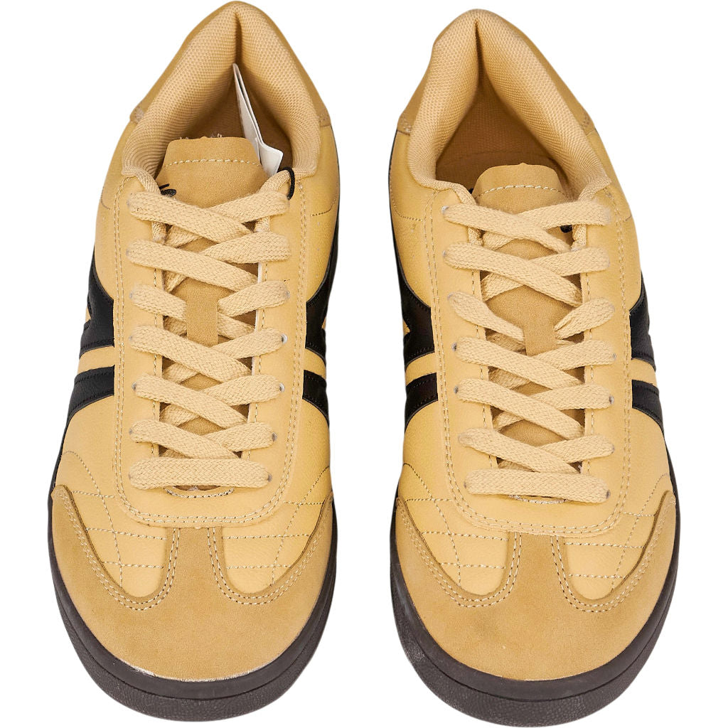 STWD Pull & Bear Yellow Faux Leather Sneakers