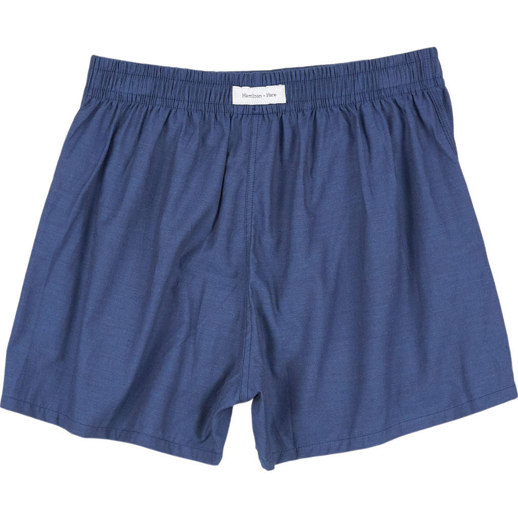 Hamilton + Hare Blue Boxer Shorts ( 3 PACK )