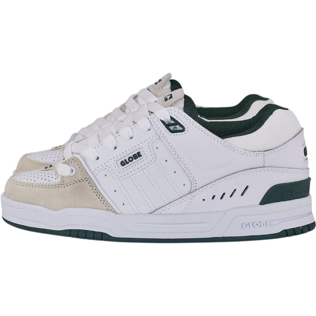 Globe White/Green Fusion Trainers