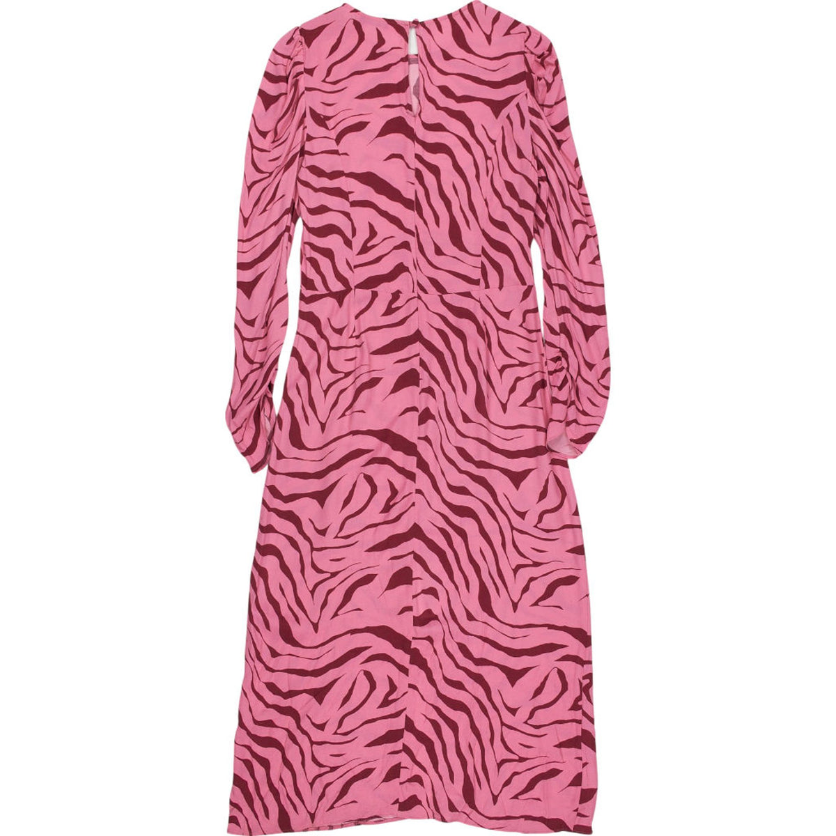 OMNES Pink Zebra Print Dress