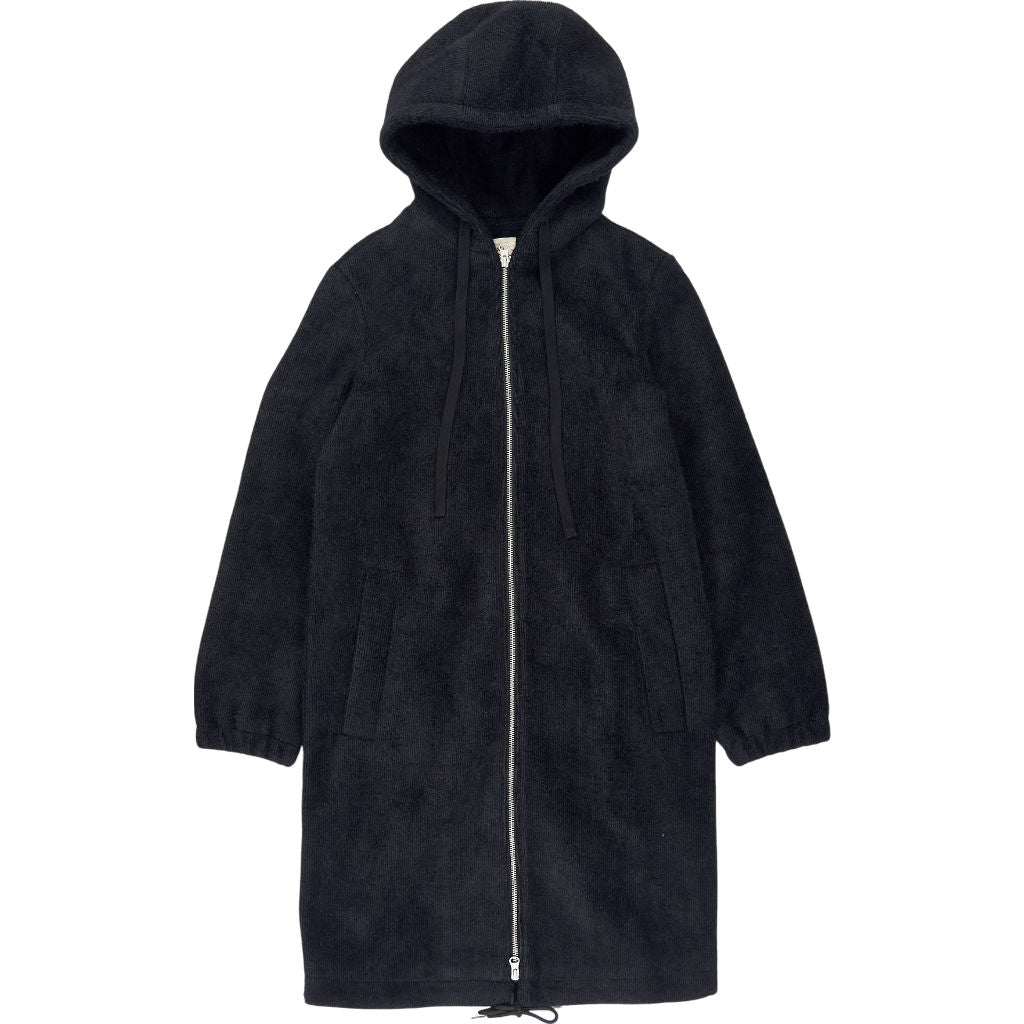 Hush Black Hetty Hooded Coat