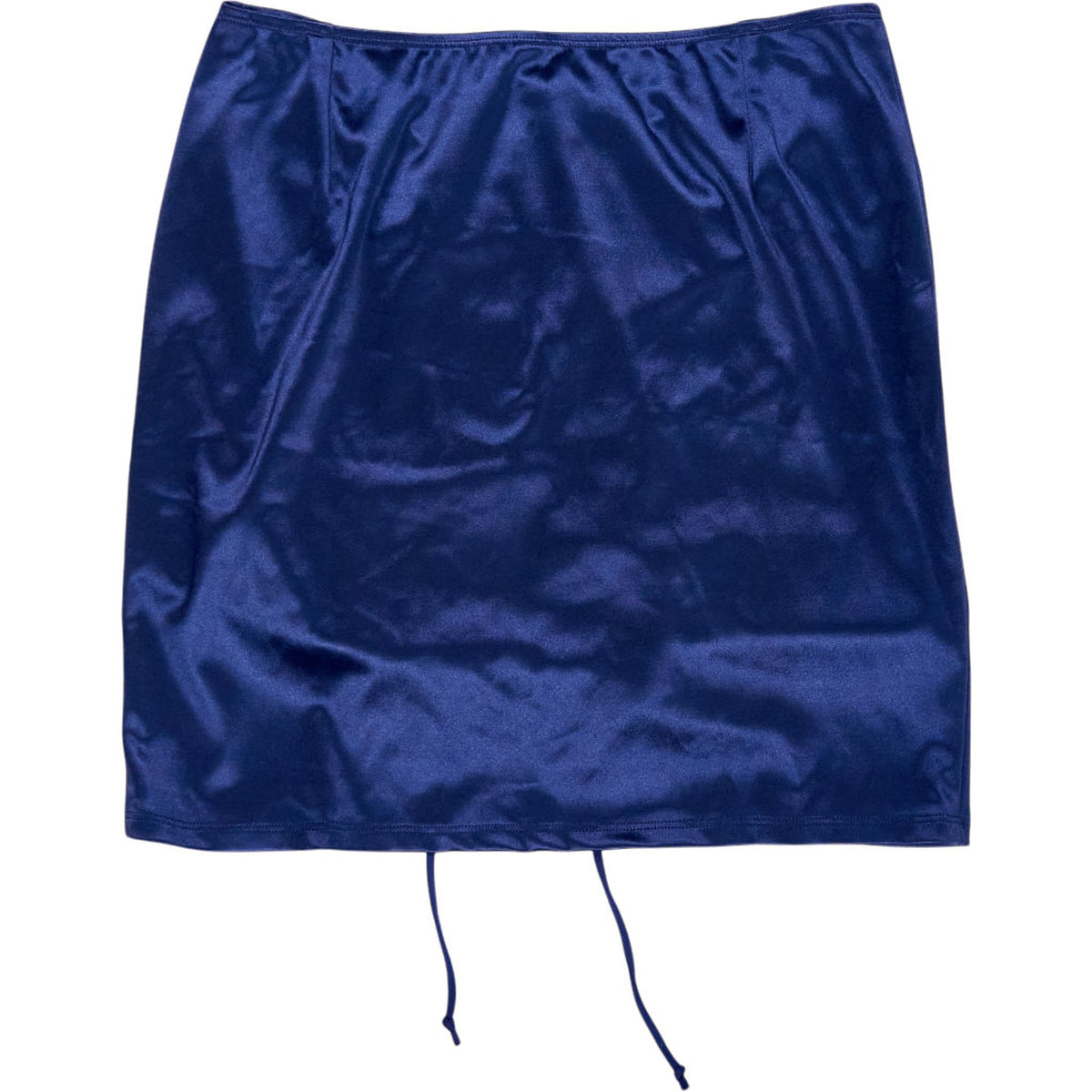 Motel Blue Satin Holie Skirt