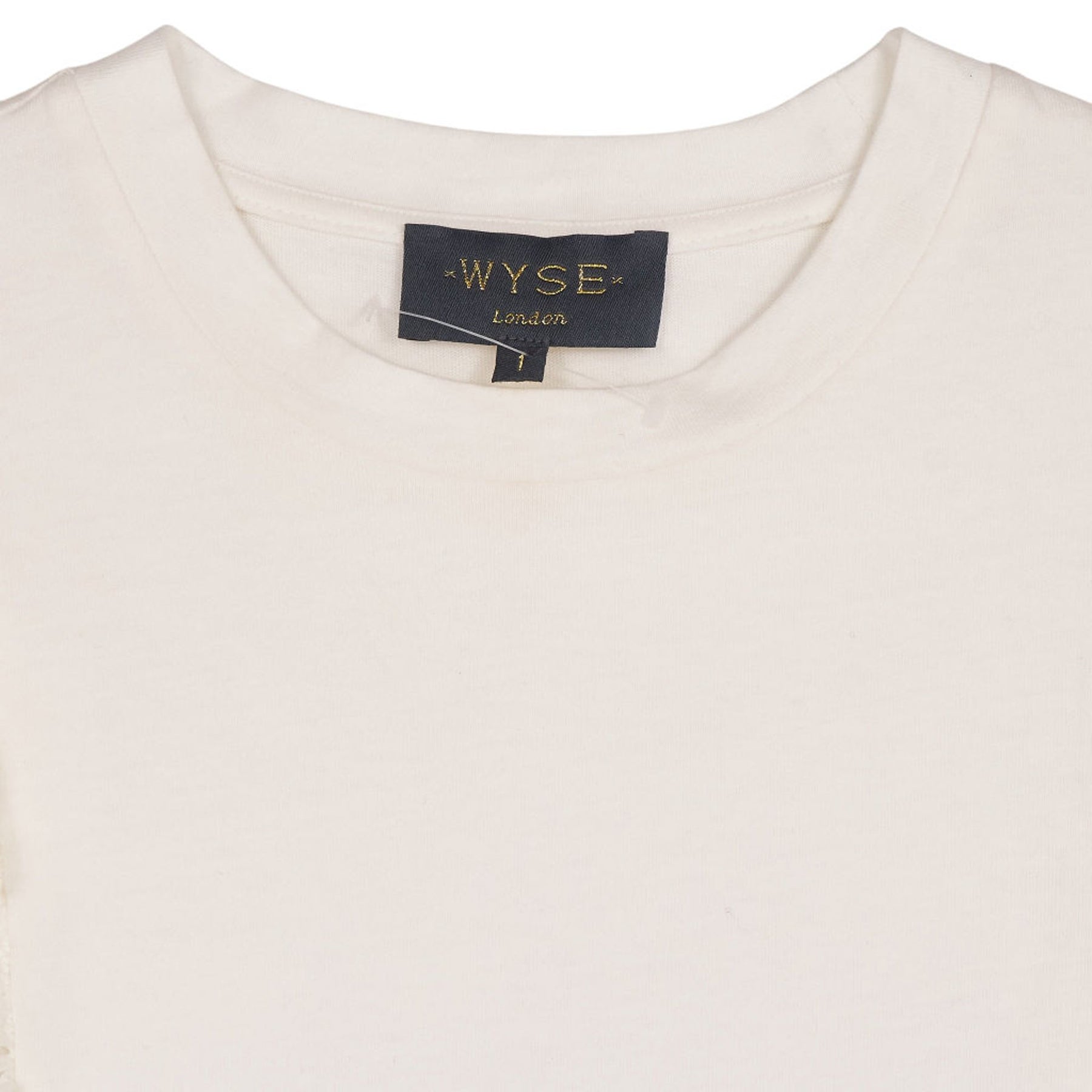 WYSE White Lace Sleeve Top 1