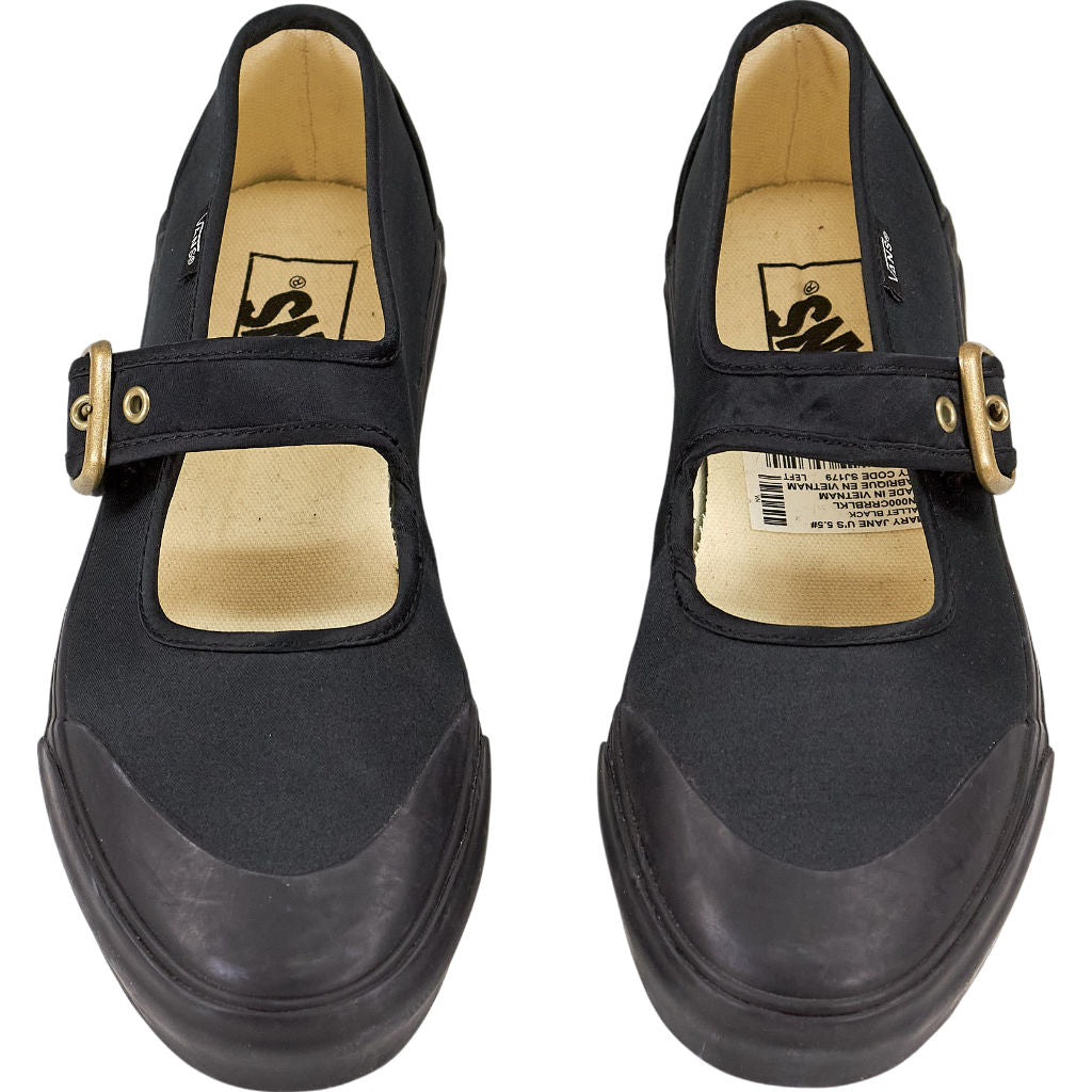 Vans Black Mary Jane Ballet Sneakers UK 3.5