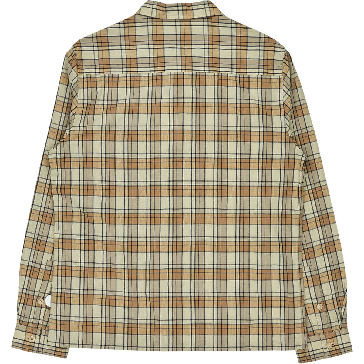 Folk Beige Check Patch Shirt