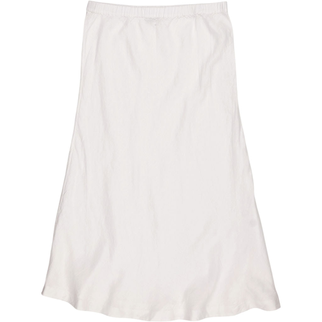 NRBY White Linen Skirt