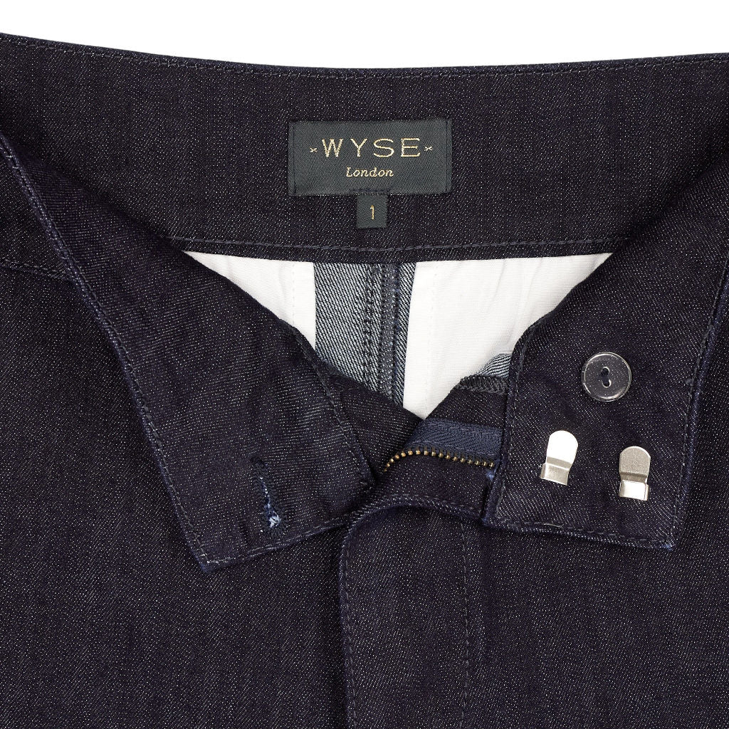 Wyse Navy Denim Culottes UK 8