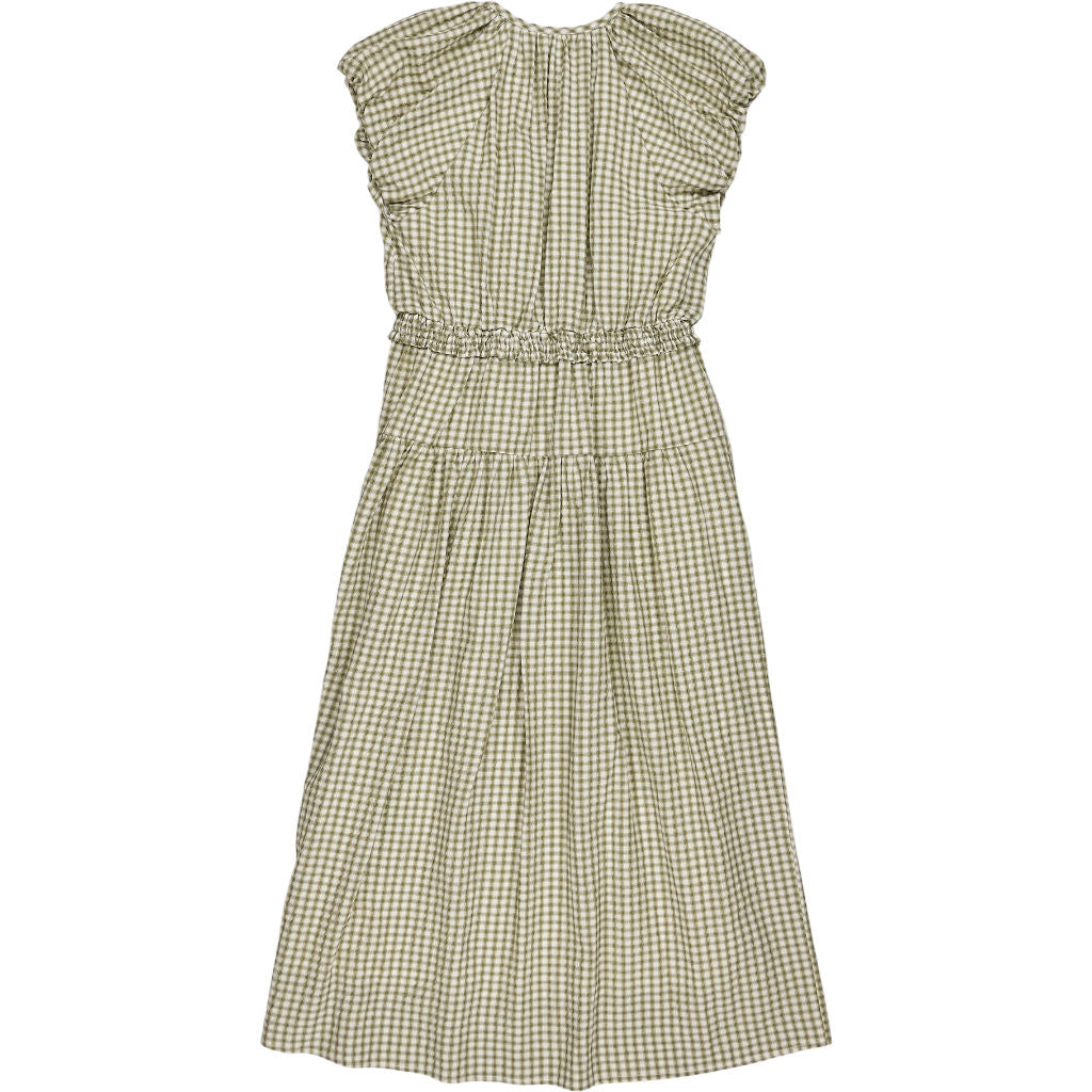 Hush Green Check Midi Dress