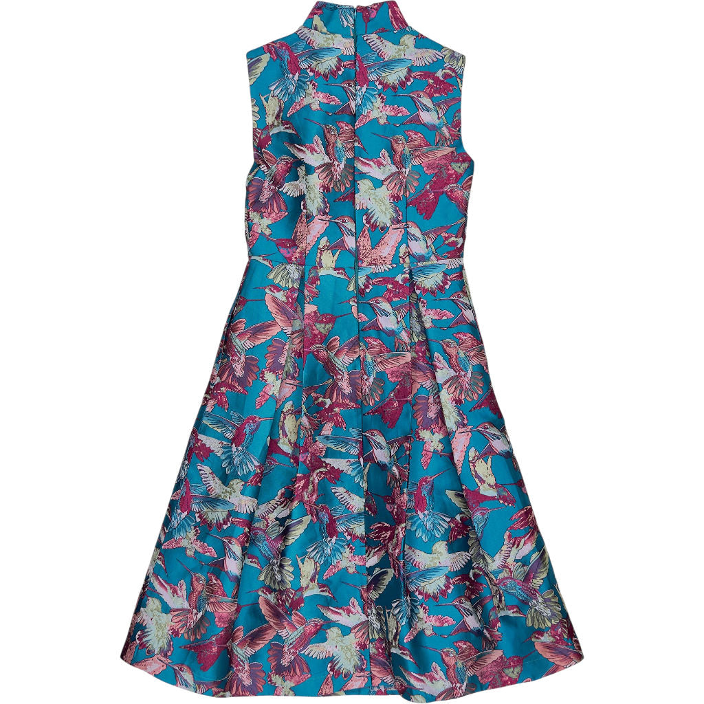 The Missing Piece Multicolour Hummingbird Cheongsam Occasion Dress