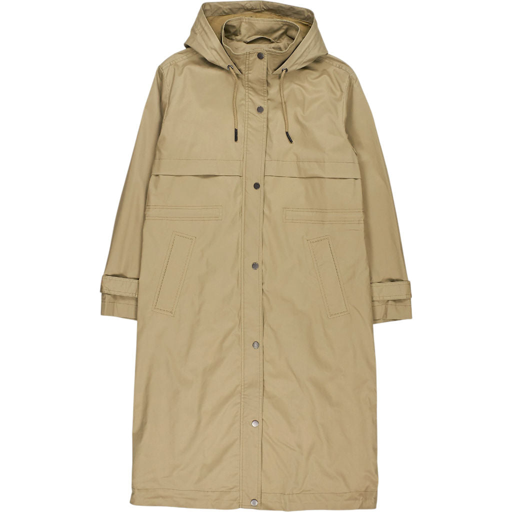 Hush Beige Allie Cotton Parka Jacket