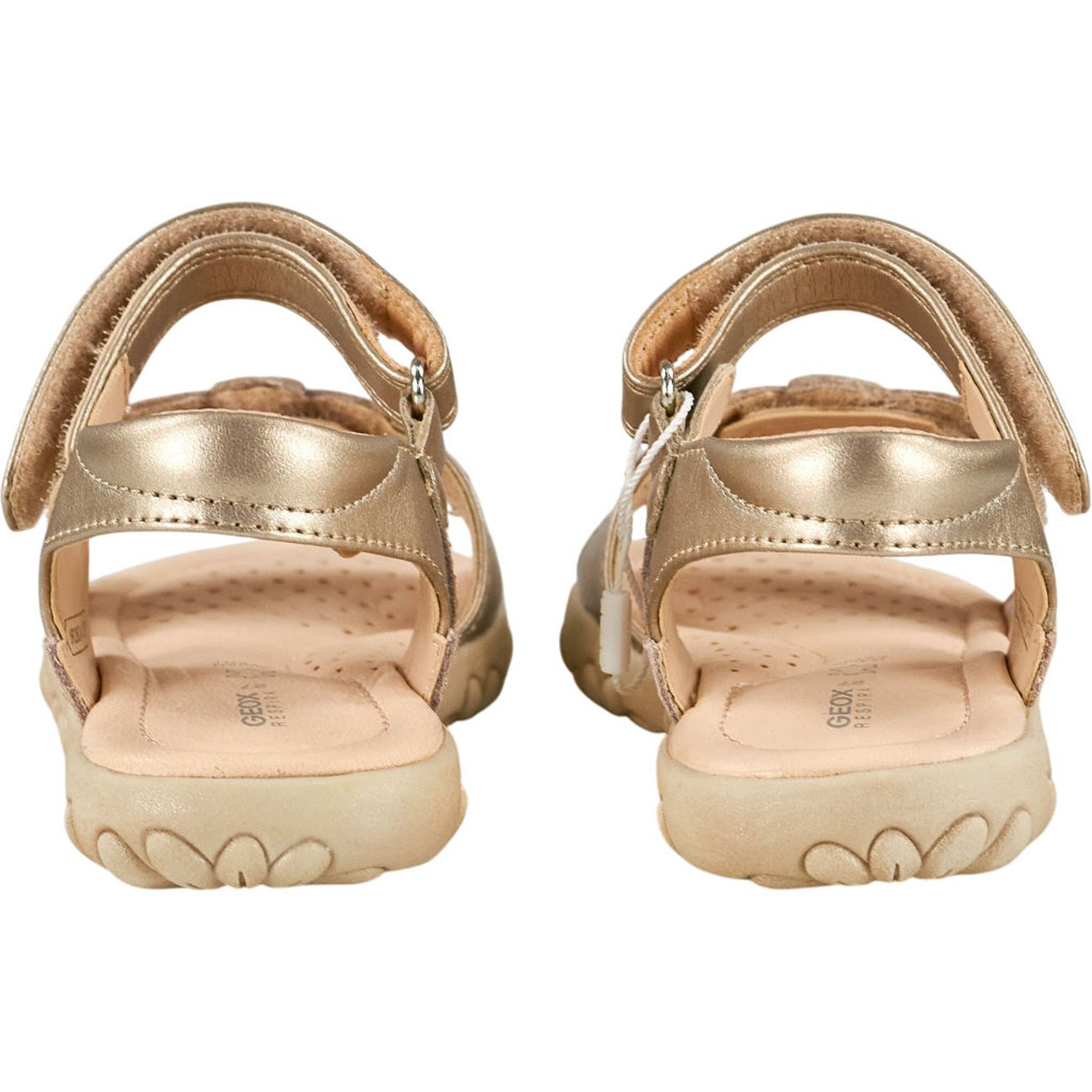 Geox Gold Flower Kids Sandals